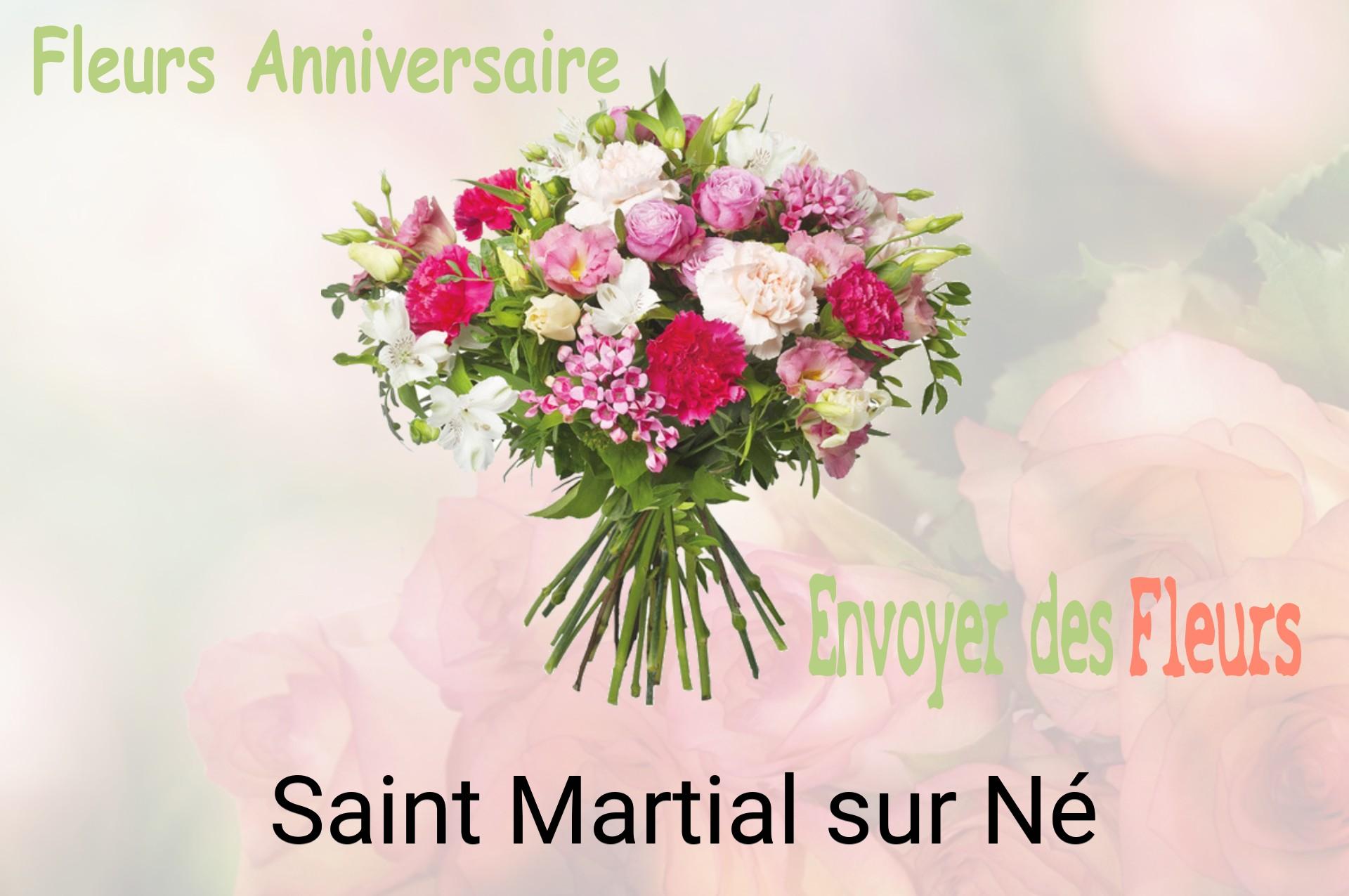 Bouquet de fleurs d’anniversaire livré à Saint-Martial-sur-Né
