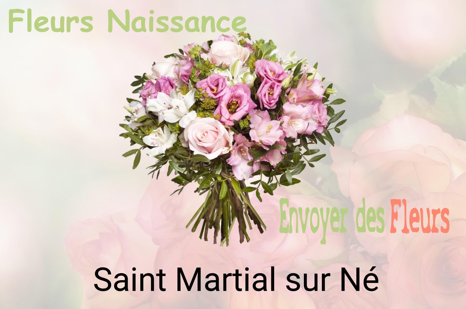 Bouquet de fleurs de naissance livré à Saint-Martial-sur-Né